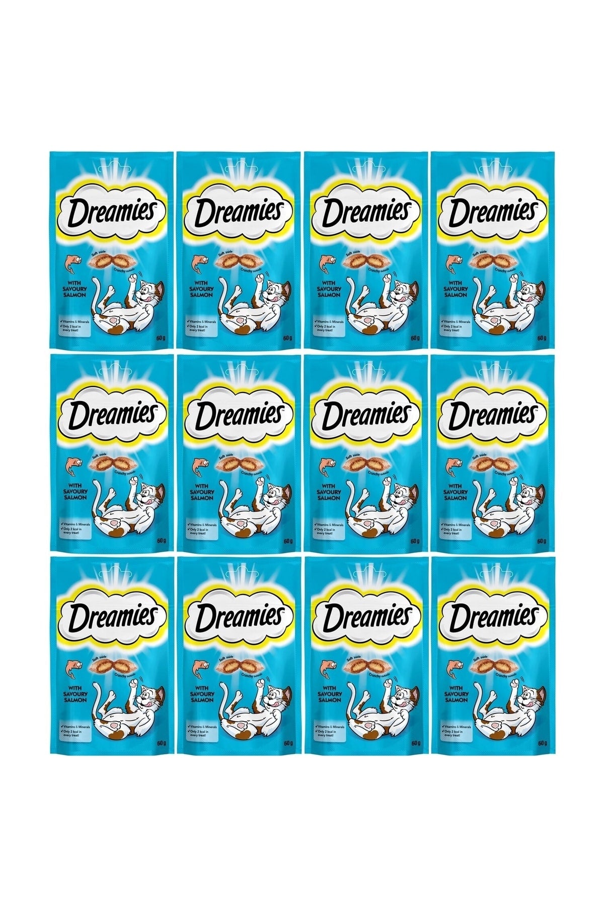 Dreamies Somonlu Kedi Ödül Maması 12X60 gr