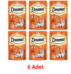 Dreamies Tavuklu Kedi Ödül Maması 6X60 gr