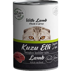 Eco Natura Pet Kuzu Etli Yetişkin Kedi Konservesi Gravy 400 gr