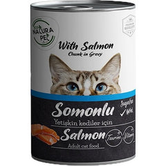 Eco Natura Pet Somonlu Yetişkin Kedi Konservesi Gravy 400 gr