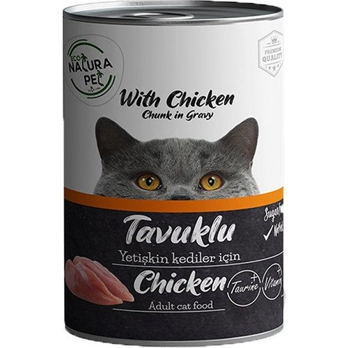 Eco Natura Pet Tavuklu Yetişkin Kedi Konservesi Gravy 400 gr