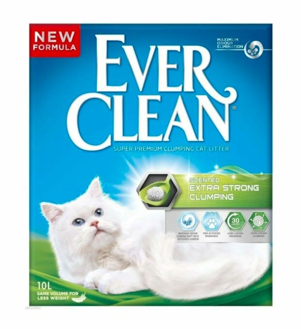 Ever Clean Extra Strong Scented Kokulu İnce Taneli Topaklaşan Kedi Kumu 10 L