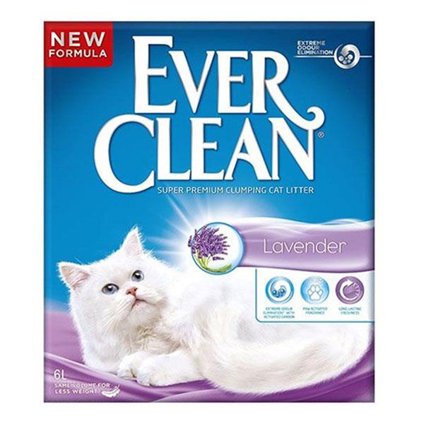 Ever Clean Lavender Lavanta Kokulu Kalın Taneli Topaklaşan Kedi Kumu 6 L