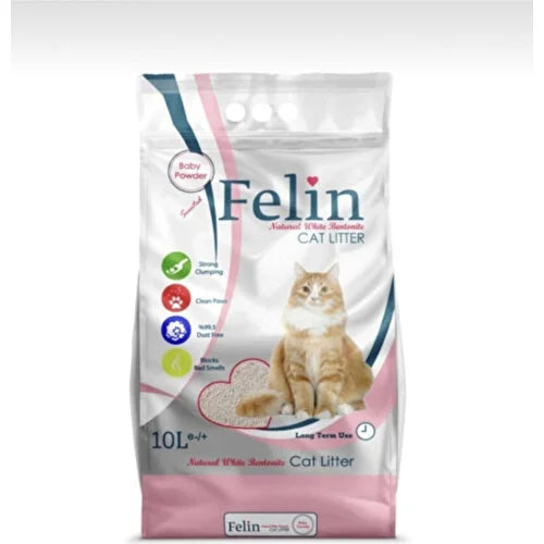 Felin Topaklanan Kedi Kumu Pudralı 10 lt