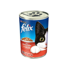 Felix Sığırlı ve Tavuklu Yetişkin Kedi Konserve Yaş Maması 12 X 400 gr