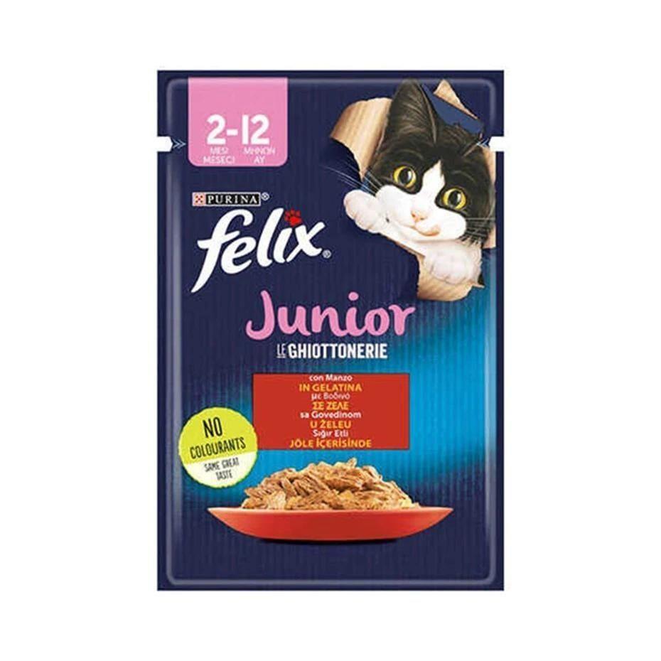 Felix Sığırlı Yavru Kedi Yaş Maması 85 gr