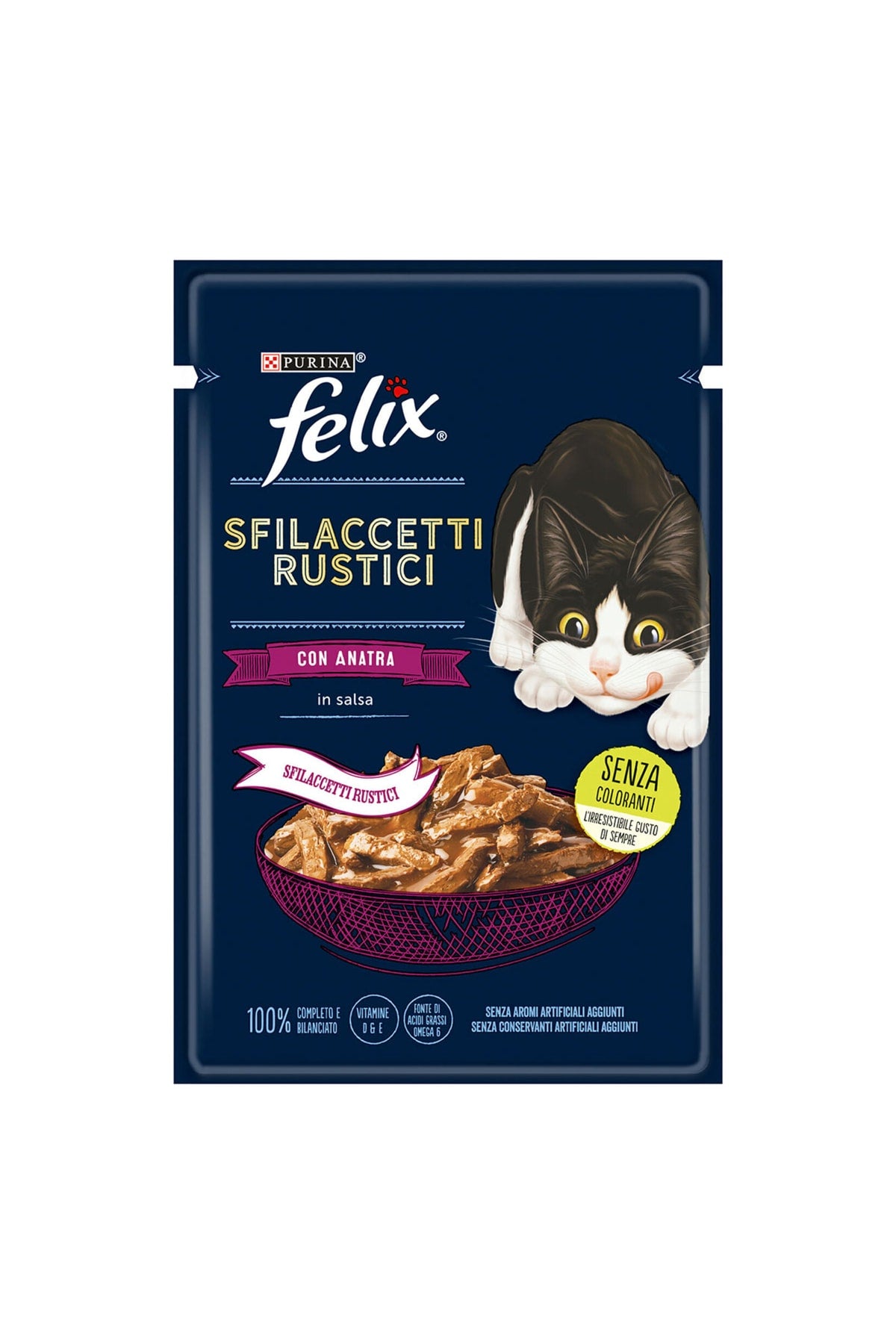 Felix Tasty Shreds Ördekli Yetişkin Kedi Yaş Maması 26 X 80 gr