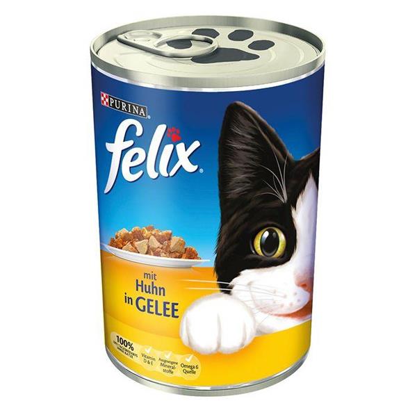 Felix Tavuklu Yetişkin Kedi Konserve Yaş Maması 24 X 400 gr