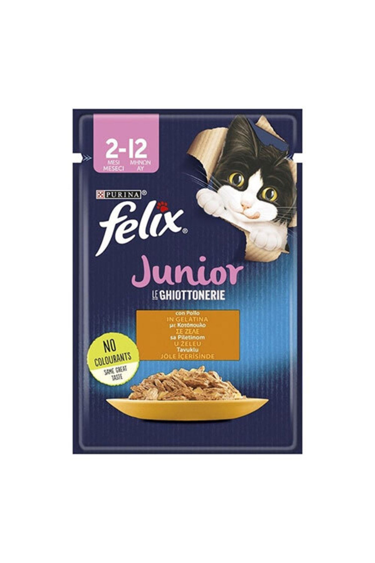 Felix Tavuklu Yavru Kedi Yaş Maması 26 X 85 gr