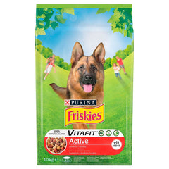 Purina Friskies Active Duo Etli Yetişkin Köpek Kuru Maması 10 kg (Yeni Ambalaj)