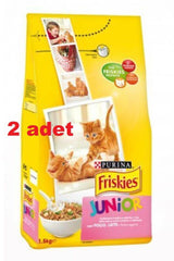 Purina Friskies Tavuklu ve Sütlü Yavru Kedi Kuru Maması 1,5 kg (2 Adet)