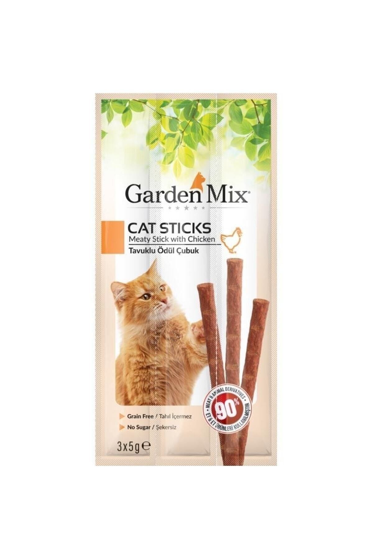 Gardenmix Tavuklu Sticks Kedi Ödülü 3X5 gr