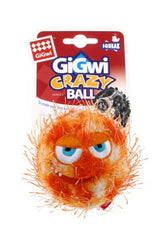 Gigwi Crazy Ball Çılgın Kirpi Top Köpek Oyuncak Turuncu 6 cm