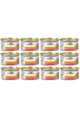 Gourmet Gold Parça Etli Alabalıklı ve Sebzeli Yetişkin Kedi Konserve Yaş Maması 12X85 gr