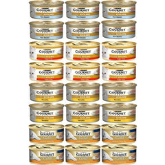 Gourmet Gold Karışık Kıyılmış Yetişkin Kedi Konserve Yaş Maması 24X85 gr