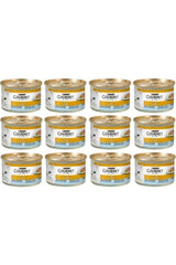 Gourmet Gold Çifte Lezzet Okyanus Balıklı ve Sebzeli Yetişkin Kedi Konserve Yaş Maması 12X85 gr