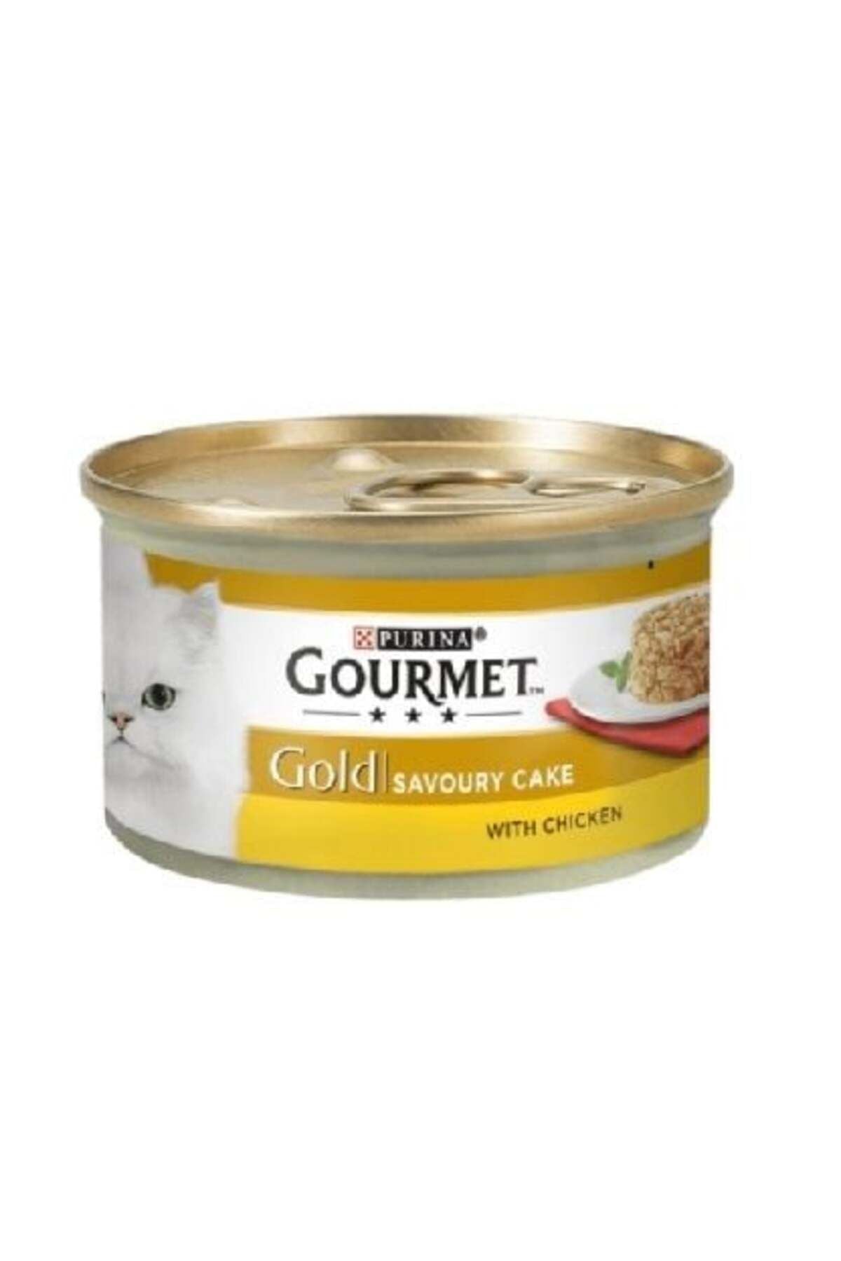 Gourmet Gold Savoury Cake Tavuklu Yetişkin Kedi Konserve Yaş Maması 85 gr