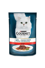 Gourmet Perle Izgara Sığır Etli Yetişkin Kedi Yaş Maması 85 gr