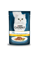 Gourmet Perle Izgara Tavuklu Yetişkin Kedi Yaş Maması 26X85 gr