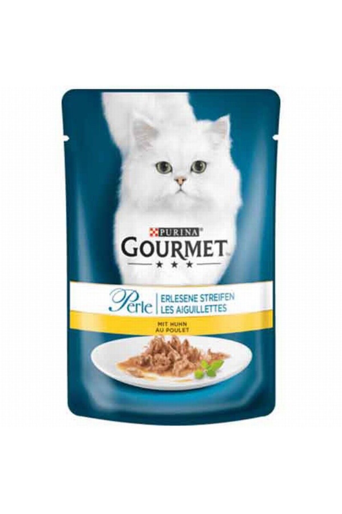 Gourmet Perle Izgara Tavuklu Yetişkin Kedi Yaş Maması 85 gr