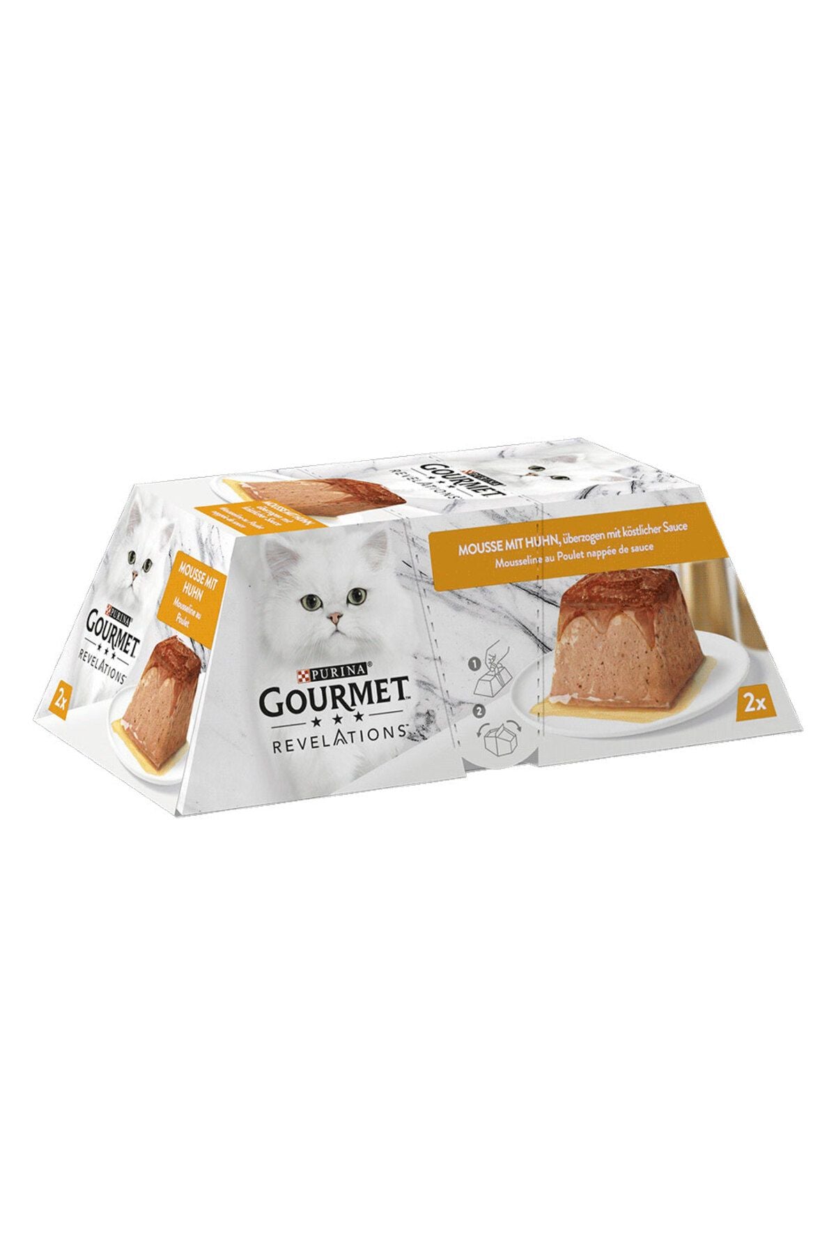 Gourmet Revelations Tavuklu Yetişkin Kedi Yaş Maması 2X57 gr