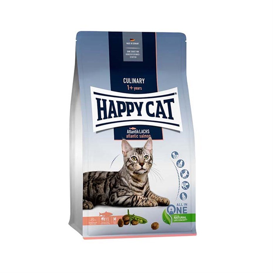 Happy Cat Atlantik Somonlu Yetişkin Kedi Kuru Maması 4 kg