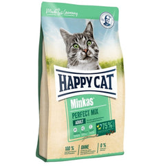 Happy Cat Minkas Perfect Mix Kuzulu & Balıklı ve Kümes Hayvanlı Yetişkin Kedi Kuru Maması 4 kg