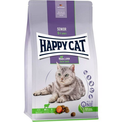 Happy Cat Weide Lamm Kuzulu Yaşlı Kedi Kuru Maması 4 kg