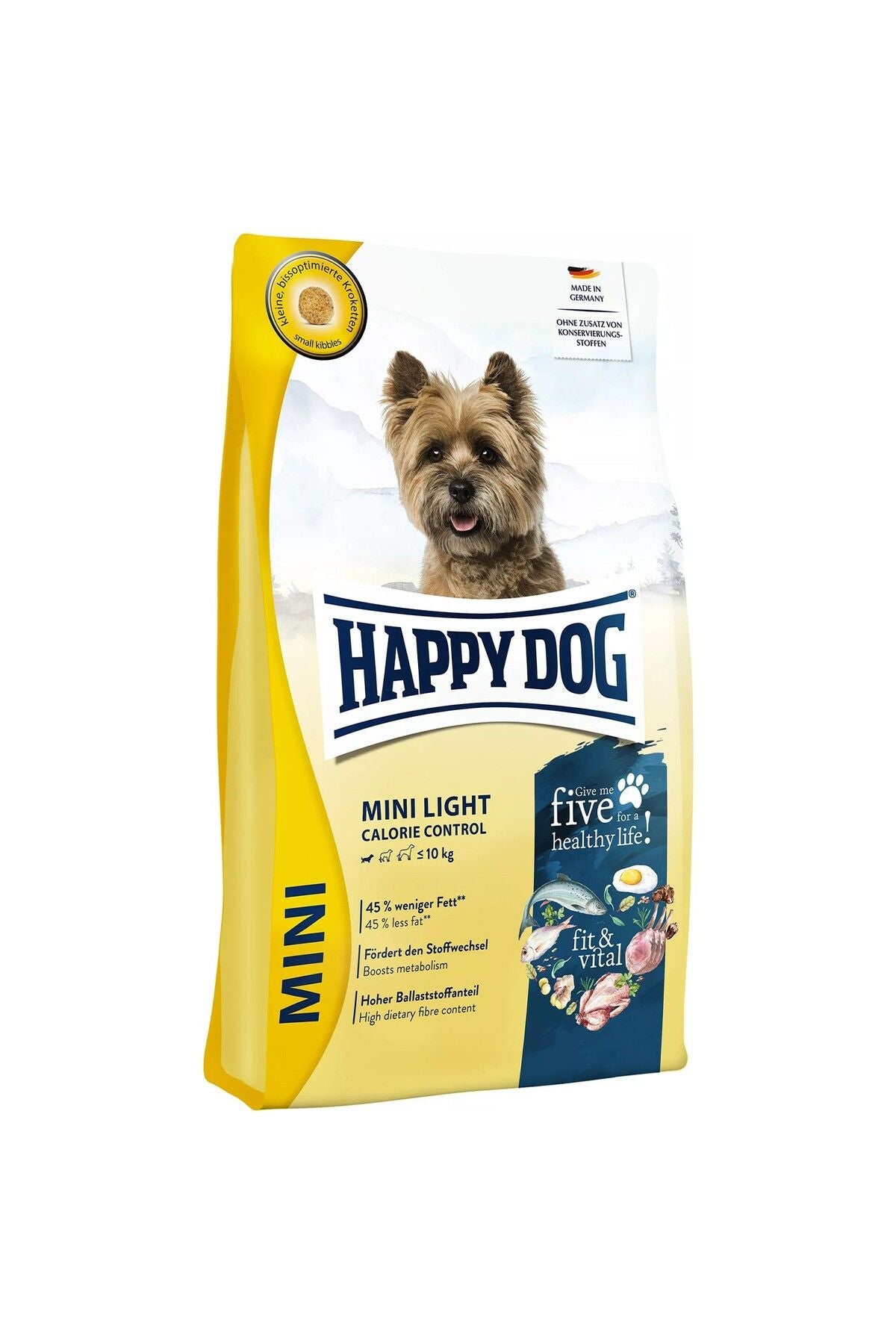 Happy Dog Fit Mini Light Kalori Kontrollü Mini Irk Yetişkin Köpek Kuru Maması 4 kg