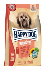 Happy Dog Naturcroq Somonlu Mini Irk Yetişkin Köpek Kuru Maması 4 kg