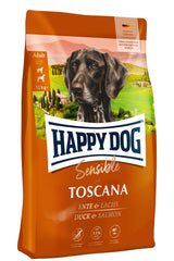 Happy Dog Supreme Sensible Toscana Somonlu Orta ve Büyük Irk Yetişkin Köpek Kuru Maması 4 kg