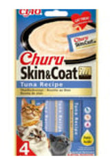 Inaba Churu Skin&Coat Ton Balıklı Yetişkin Kedi Krama Ödül Maması 4X14 gr