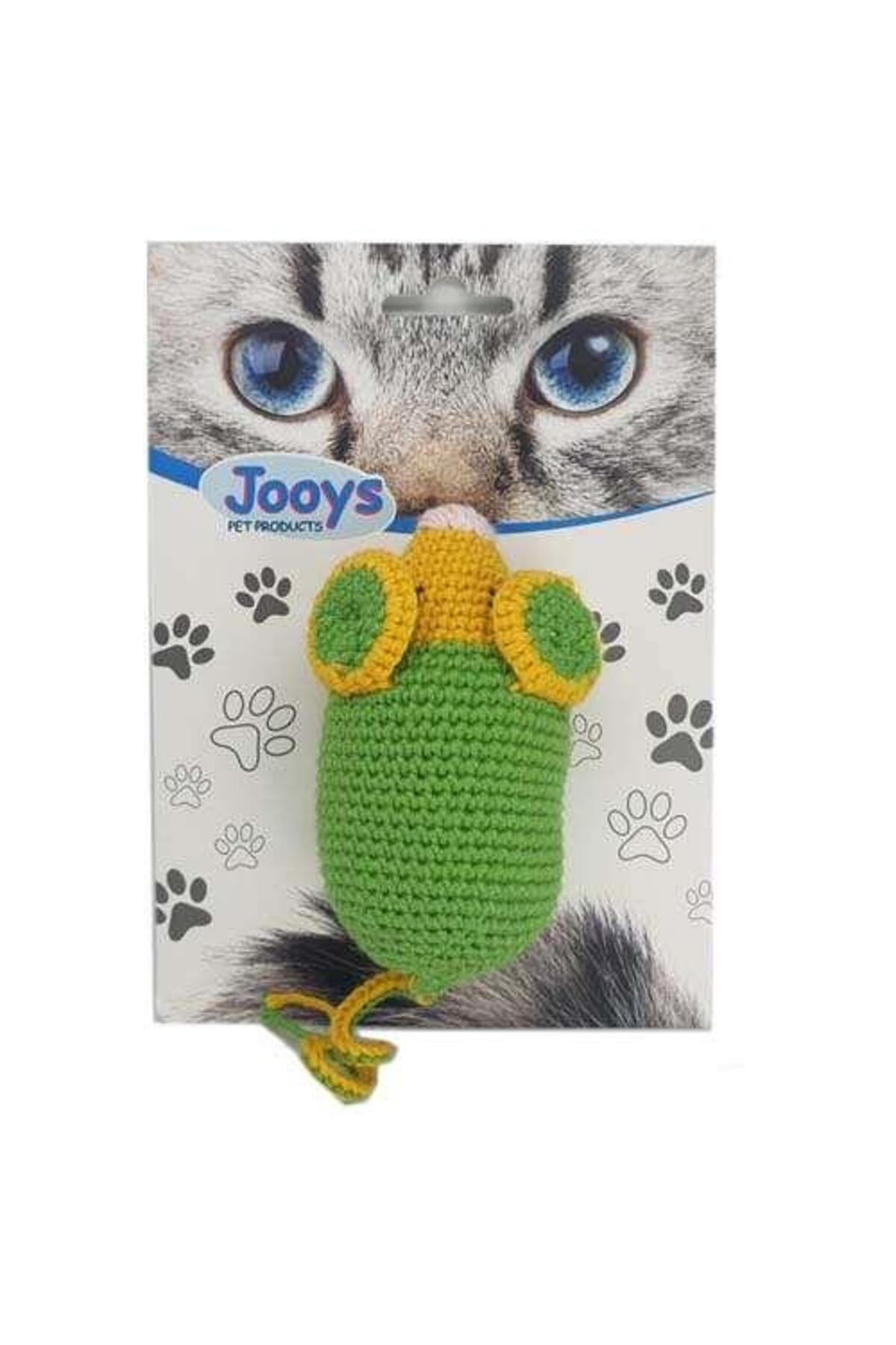 Jooys Amigurumi Kedi Oyuncağı Tekli Fare