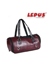 Lepus Kedi ve Köpek için Duffle Bag Bordo 23X23X46H cm