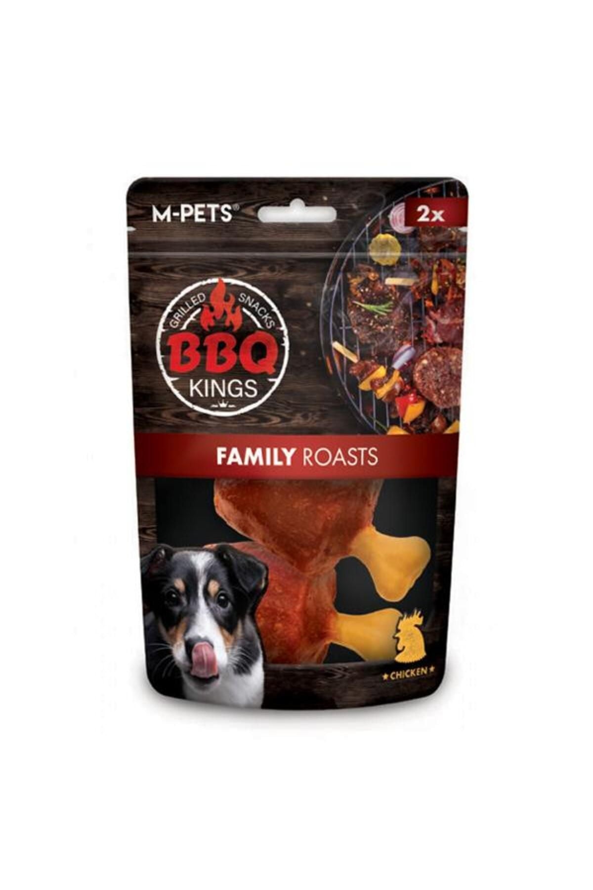 M-Pets Bbq Kings Family Roasts Tavuklu Köpek Ödül Maması 105 gr 2 Adet
