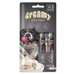 M-Pets Creamy Morina Balıklı ve Sığırlı Yetişkin Köpek Sıvı Ödül Maması 4X15 gr