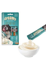 M-Pets Creamy Somonlu ve Biftekli Yetişkin Köpek Sıvı Ödül Maması 4X15 gr