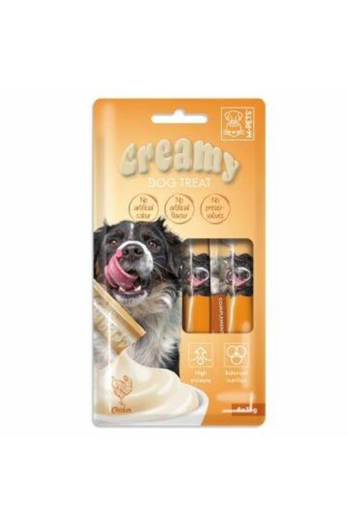 M-Pets Creamy Tavuklu Yetişkin Köpek Sıvı Ödül Maması 4X15 gr