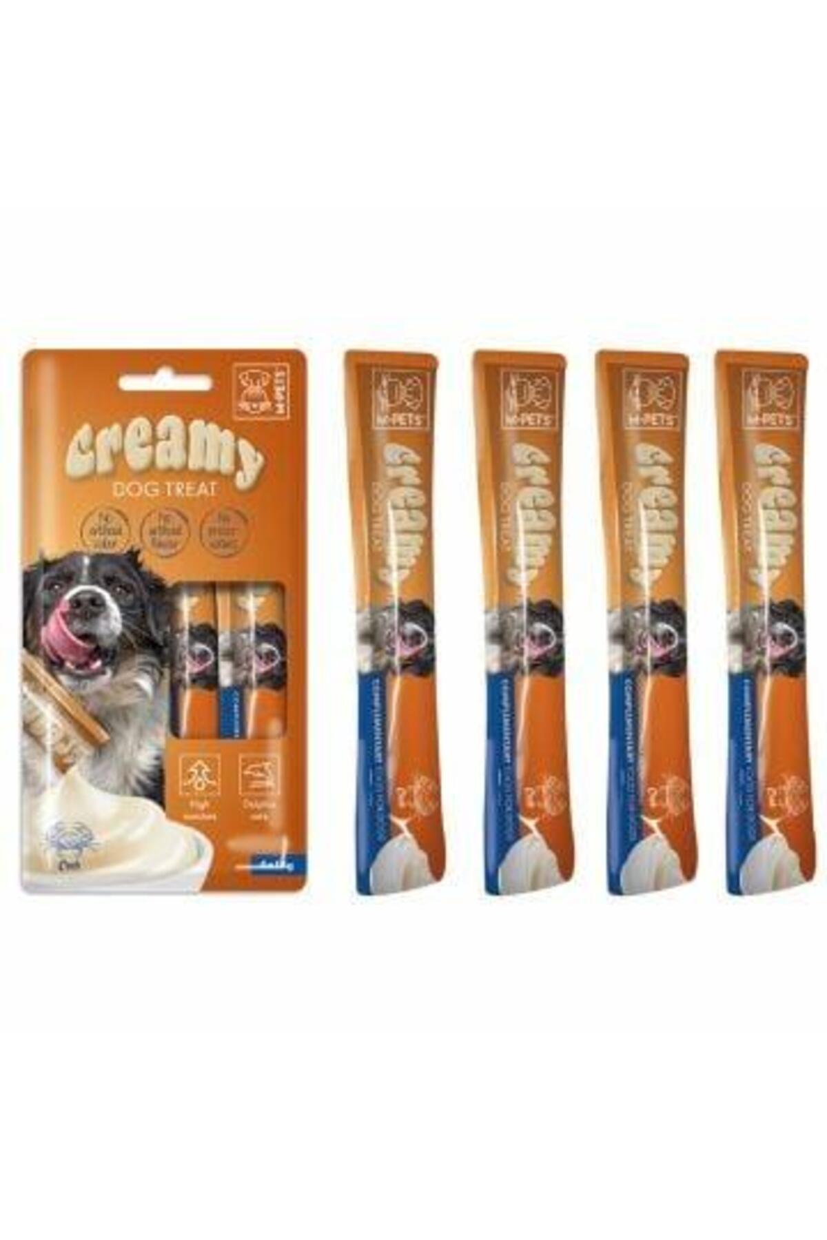 M-Pets Creamy Yengeçli Yetişkin Köpek Sıvı Ödül Maması 4X15 gr