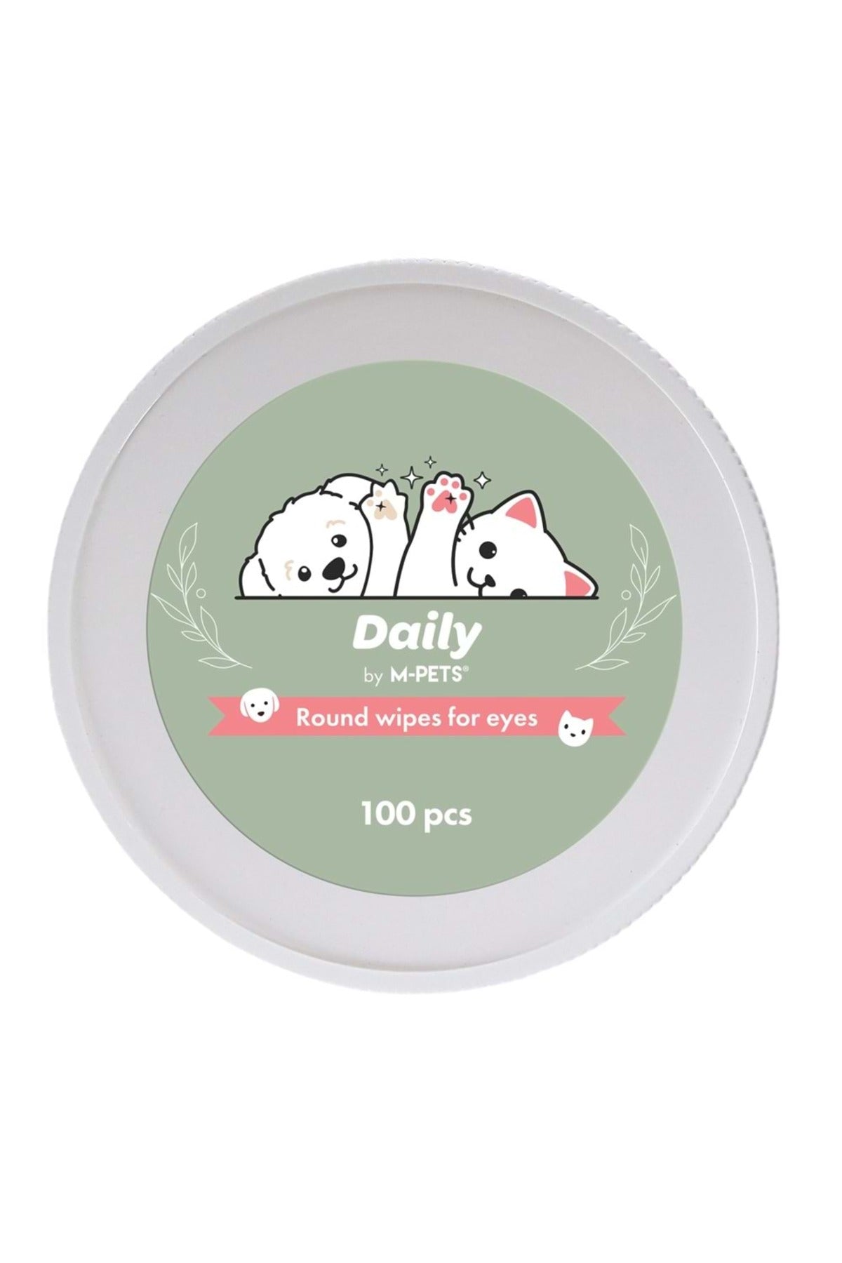 M-pets Daily Kedi ve Köpek Göz Temizleme Mendili 100 Adet