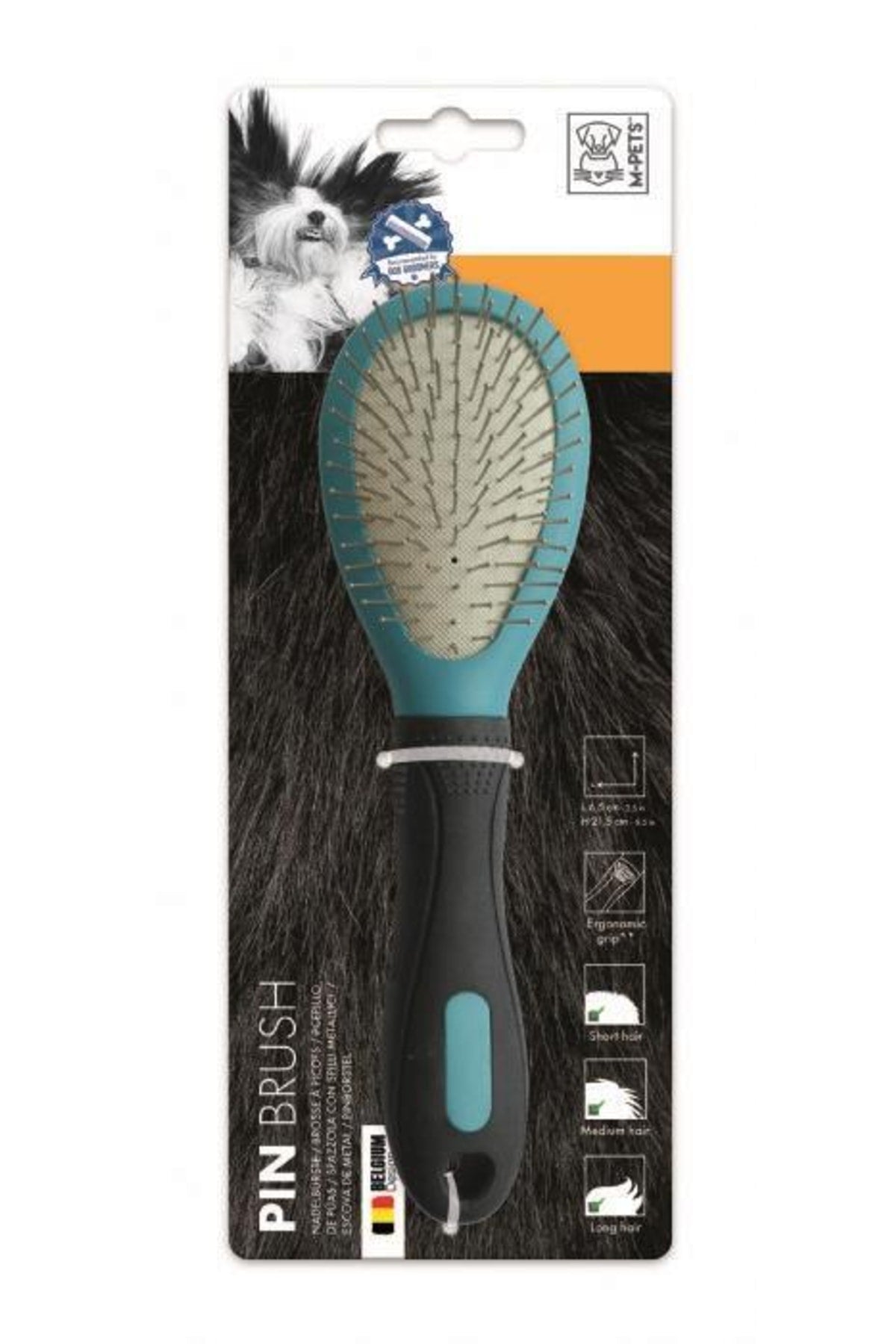 M-Pets Pın Brush Kedi ve Köpekler İçin Tel Fırça Tarak
