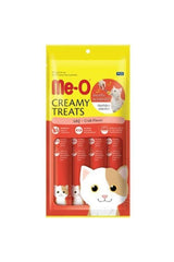 Me-O Creamy Treats Yengeçli ve Ton Balıklı Yetişkin Kedi Kremalı Ödül Maması 4X15 gr (Yeni)