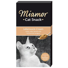 Miamor Cream Ciğerli Kedi Ödül Maması 6X15 gr