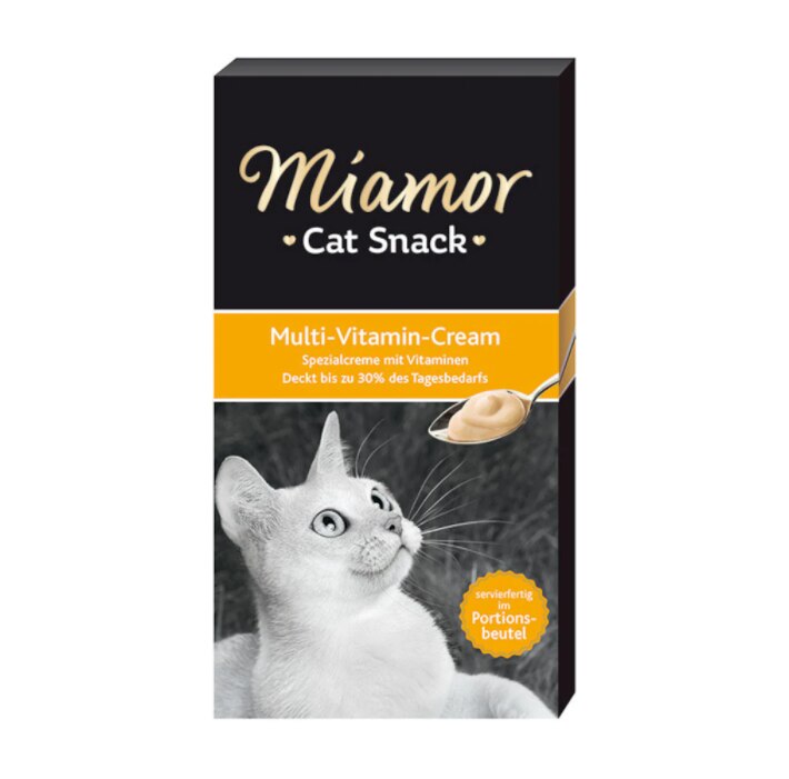 Miamor Cream Multi Vitamin Kedi Ödül Maması 6X15 gr