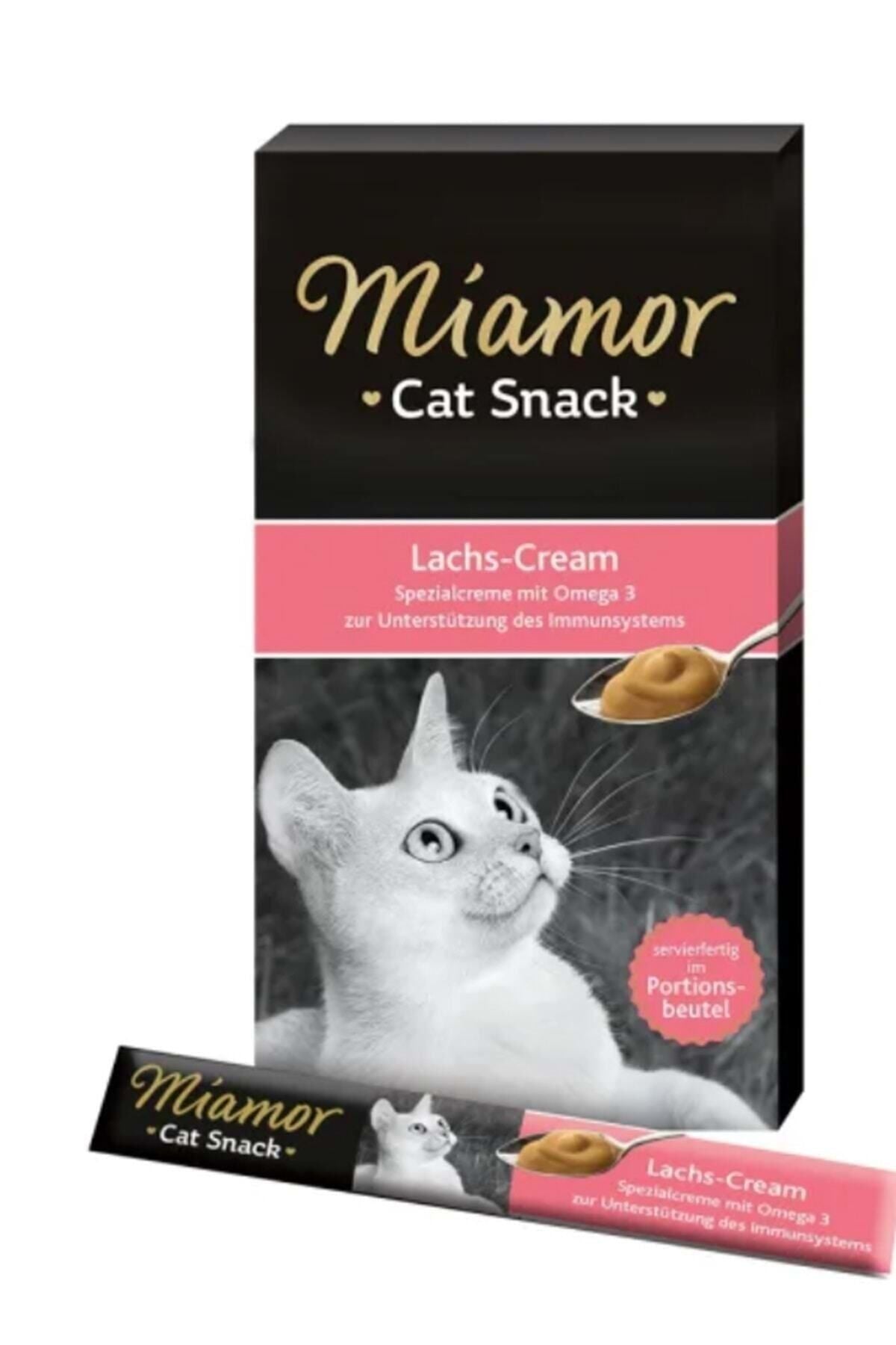 Miamor Cream Somonlu Kedi Ödül Maması 6X15 gr