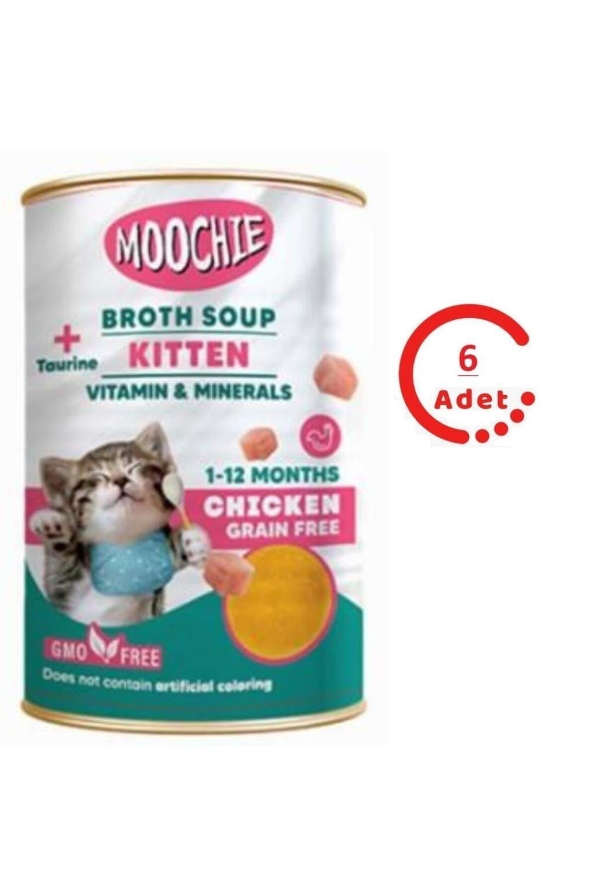 Moochie Et Suyu İçerisinde Tavuklu Yavru Kedi Sıvı Ödül Çorbası 135 ml