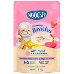 Moochie Ton Balıklı ve Kanikama Yetişkin Kedi Sıvı Ödül Çorbası 40 gr