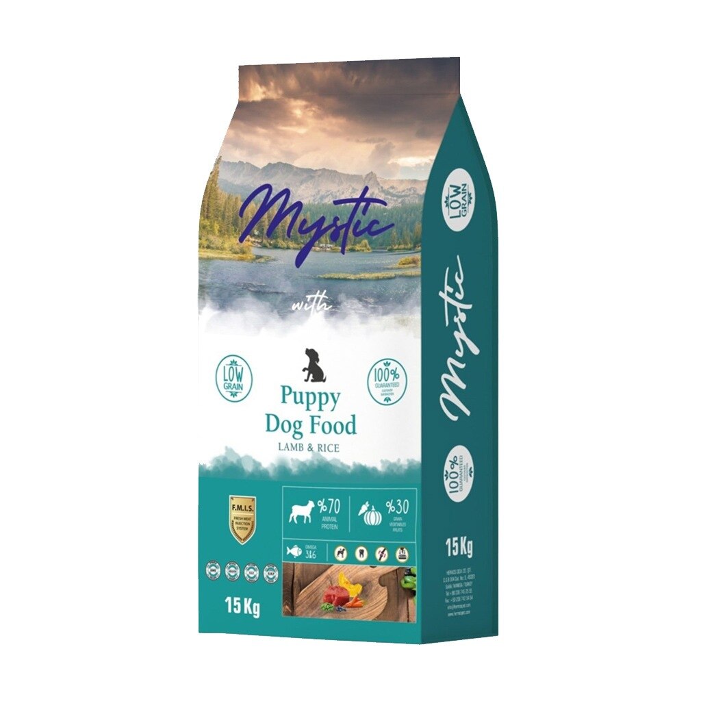 Mystic Az Tahıllı Kuzu Etli Yavru Köpek Kuru Maması 15 kg