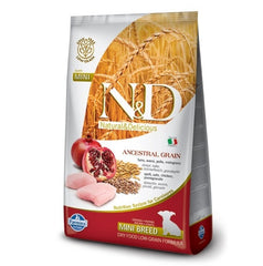 N&D A.Grain Düşük Tahıllı Tavuklu ve Narlı Mini Irk Yavru Köpek Kuru Maması 2,5 kg