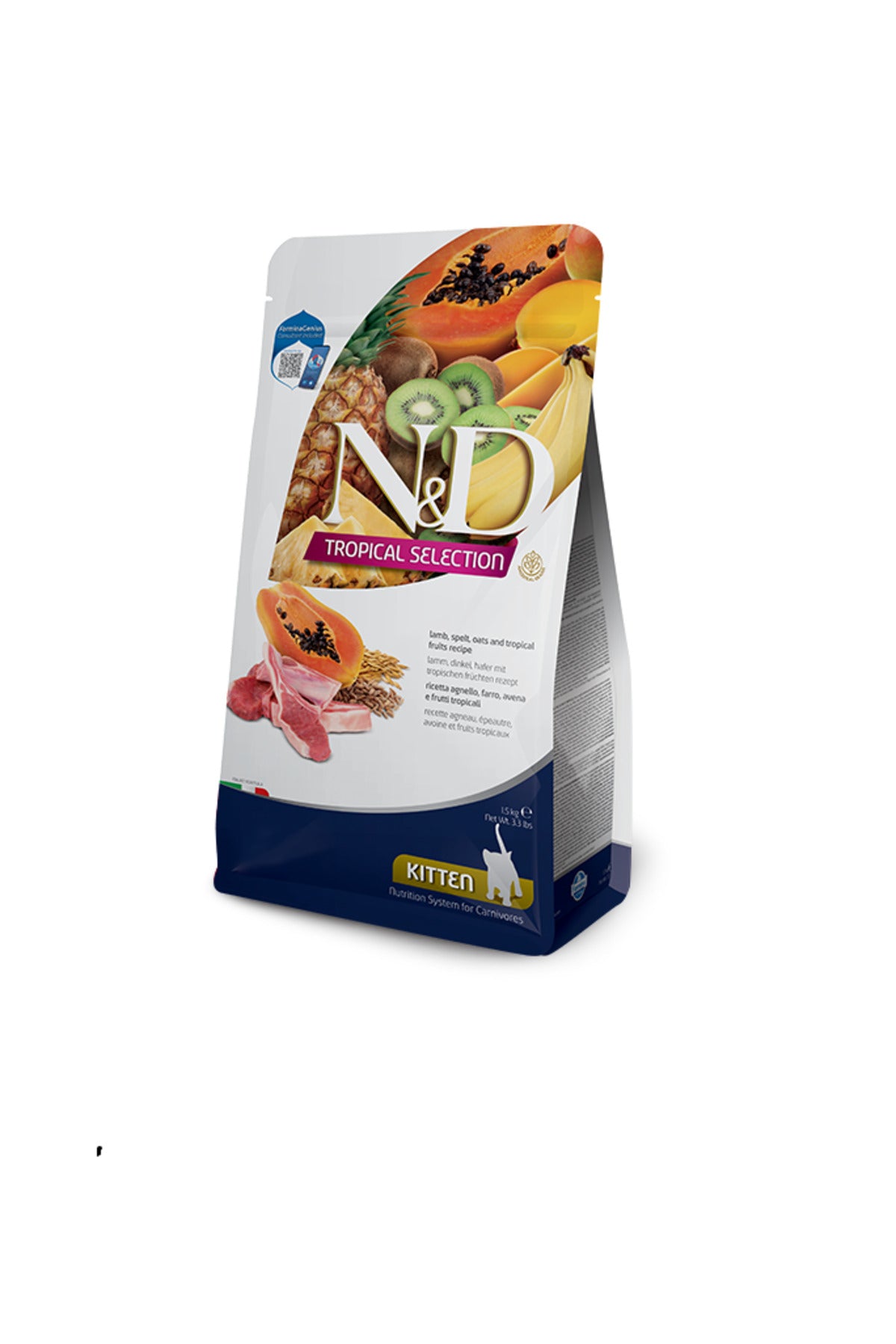 N&D Tropical Selection Kuzulu Yavru Kedi Kuru Maması 1,5 kg
